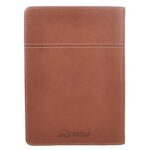 Words of Jesus for Men Daily Devotional Brown Vegan Leather