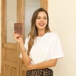 CLUCI Small Wallets for Women RFID Blocking Leather Trifold Compact Credit Card Holder with ID Window Ladies Zipper Coin Purse Brown