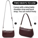 lapsting Women’s Shoulder Handbags Bag Mini Purse for Women Crossbody Clutch Small Y2k 90s Purses Bags Brown