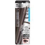 Maybelline TattooStudio Long-Lasting Sharpenable Eyeliner Pencil, Glide on Smooth Gel Pigments with 36 Hour Wear, Waterproof, Bold Brown, 1 Count