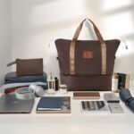 Merax Luggage Sets 3 Piece Carry on Luggage 22x14x9 Airline Approved, ABS Lightweight Hardside Suitcases With Wheels, TSA Lock (Brown, 20 Inch)