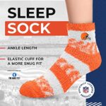 For Bare Feet NFL Cozy Soft Slipper Socks – Home Socks for Ultimate Comfort – Gameday Apparel – Luxuriously Plush and Cozy – Unisex (Cleveland Browns – Orange, Adult One Size)
