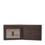 Fossil Men’s Neel Leather Bifold with Flip ID Wallet, Brown, (Model: ML3899200)