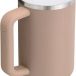 Stanley Quencher H2.0 Tumbler with Handle & Straw 40 oz | Twist On 3-Way Lid | Cupholder Compatible for Travel | Insulated Stainless Steel Cup | BPA-Free | Almond Rose