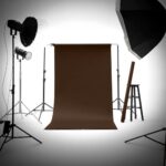 Kate Seamless Paper Backdrop Brown Paper Backdrop Seamless Backdrop Paper Rolls (53”x32.8′ Coco Brown)