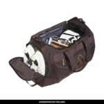 adidas Unisex Adult Defender 4 Duffel Bag, Shadow Brown/Rose Gold, Small (38 L)