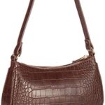 The Drop Women’s Melanie Small Shoulder Bag, Mahogany, One Size