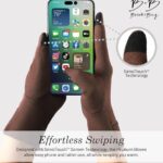 Brook + Bay Women’s Gloves for Cold Weather – Women’s Gloves w/Touchscreen Fingers – Fleece Gloves for Women – Texting Glove