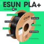 eSUN PLA+ Filament 1.75mm 1KG, 3D Printer Filament Dimensional Accuracy +/- 0.03mm, 1kg Cardboard Spool(2.2lbs) 3D Printing Filament, Fits for Most FDM 3D Printers,Brown