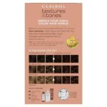 Clairol Textures & Tones Permanent Hair Dye, 2N Mocha Brown Hair Color, Pack of 1