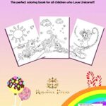 My Magical Brown Unicorn: Coloring & Activity Book