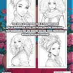 Brown Girls Coloring Book: Journey Through Empowerment Coloring Pages with Stylish Black Characters and Beautiful Portraits Images for Teens & Kids to Color & Enjoy