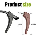 SMARTTOP Anti-Slip Eyeglass Ear Grips Hook, Comfortable Silicone Elastic Eyeglasses Temple Tips Sleeve Retainer-For Eyeglasses Sunglasses Spectacles Glasses 16 Pairs (Black+Clear+Brown)