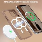 BENTOBEN for iPhone 11 Pro Max Magnetic Case, iPhone 11 Pro Max Phone Case[Compatible with MagSafe] Translucent Matte Shockproof Women Men Protective Case Cover for iPhone 11 Pro Max 6.5″,Brown