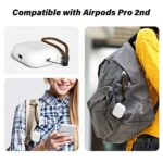 oakxco Lanyard Compatible with Airpods Pro 2 Loop Adjustable Hand Wrist Nylon Strap, Lanyard for Cell Phone/Camera/Switch/iPods Pro 2nd/Airpods 1/2nd/3rd/Pro Case, Brown