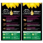 Garnier Hair Color Olia Ammonia-Free Brilliant Color Oil-Rich Permanent Hair Dye, 4.0 Dark Brown, 2 Count (Packaging May Vary)