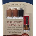 Guardsman Wood Furniture Markers and Wax Wood Filler Sticks | Furniture Scratch Repair Kit for Wood Floors, Cabinets, Chairs, and Furnishings, 3 Colors, Brown Tones