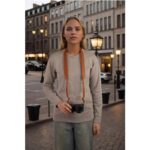 Divvia Camera Strap Classic PU Leather Neck Shoulder Straps for photographers, 1.75 inch Full Double Layer Leather with Soft Padded for DSLR Medium Brown