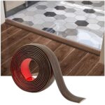 Art3d Vinyl Floor Transition Strip – Laminate Floor Divider for Joining Gaps and Carpets, Brown (10 FT, 1.57in)