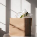 PAICUIKE 50Pcs Brown Paper Bags with Handles, Large 11x6x11 Inch Kraft Grocery Shopping & Retail Merchandise Bag, Gift Bags Bulk for Weddings, Parties, Baking