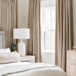 MIULEE 100% Blackout Linen Textured Curtains for Bedroom Solid Thermal Insulated Copper Brown Grommet Room Darkening Curtains & Drapes Luxury Decor for Living Room Nursery 52 x 84 Inch (2 Panels)