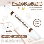 18 Pcs Line Washable Markers Bulk Brown Fine Tip Markers Set Coloring Thin Tip Drawing Washable Pen for Kids Toddler Teacher Art School Classroom Back to School Gender Reveal Party Supplies,Ages 6+