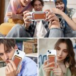 HiWe for MagSafe Wallet, Strongest Magnetic Wallet for iPhone 16/15/14/13/12 Series, 7 Cards Holder, Magnetic Phone Wallet, Leather Minimalist Slim RFID for iPhone Wallet, 1 Slot, Brown