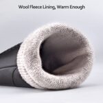 MAGILINK Mens Leather Gloves Touchscreen Texting, Winter Gloves Men Cold Weather with Warm Thermal Wool Fleece Lined, Driving Gloves Men Anti-slip Motorcycle Cycling(Brown-L)