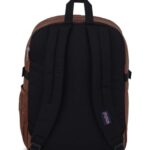 JanSport Main Campus Backpack – Travel or Work backpack w 15-Inch Laptop Sleeve and Dual Water Bottle Pockets, Basic Brown