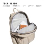 adidas Prime Backpack for Work, Travel Bag for Women and Men with Padded Compartment for Laptop, Clay Brown/Onix Grey/2, One Size