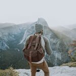 Gootium 21101CF Specially High Density Thick Canvas Backpack Rucksack,Coffee