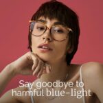 Gaoye Blue Light Blocking Glasses Women/Men, Fashion Round Cateye Frame UV Ray Filter Computer Gaming Glasses