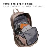 adidas Defender 5 Team Sports Backpack (33L) Durable Large Athletic Gym Laptop Travel Bag, Chalky Brown/Gunmetal, One Size