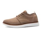 Bruno Marc Men’s CoolFlex Breeze Mesh Sneakers Oxfords Lace-Up Lightweight Casual Walking Shoes,Size 11,01 Light/Brown,Grand