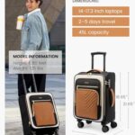 LOVEVOOK Carry On Luggage 22x14x9 Airline Approved,20 Inch Carry On Suitcases with Wheels,Softside Rolling Suitcase with TSA Lock for Women Men,Lightweight Travel luggage