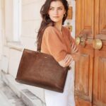 LOVEVOOK Laptop Bag for Women,15.6 Inch Laptop Tote Bag for Women,Vintage Leather Work Tote Bags Computer Business Teacher Bag,Waterproof Office Briefcase