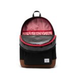 Herschel Supply Co. Heritage Backpack, Black/Saddle Brown (Limited Edition), Youth-26L