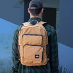 Dickies Tradesman Backpack Large Capacity Logo Water Resistant Casual Daypack for Travel Fits 15.6 Inch Notebook (Brown Duck)