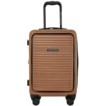 French Connection 5 Piece Mersai Luggage Travel Set, Warm Truffle